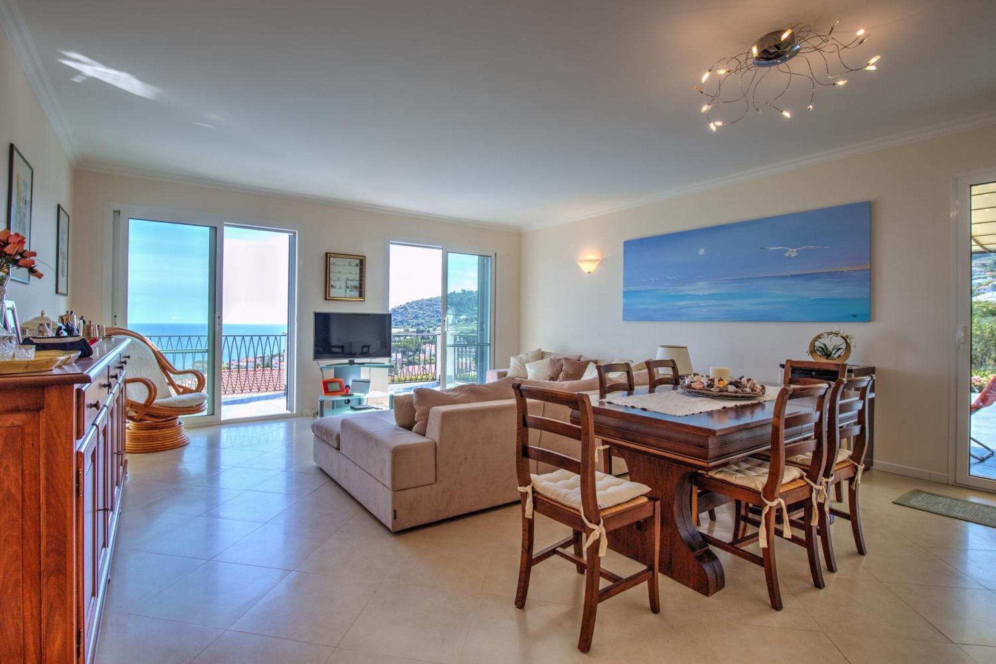 Villa Lucia Riviera Dei Fiori Pool - Happy Rentals Sanremo Luaran gambar